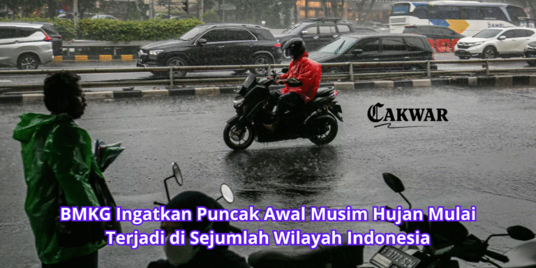 BMKG Ingatkan Puncak Awal Musim Hujan Mulai Terjadi di Sejumlah Wilayah Indonesia