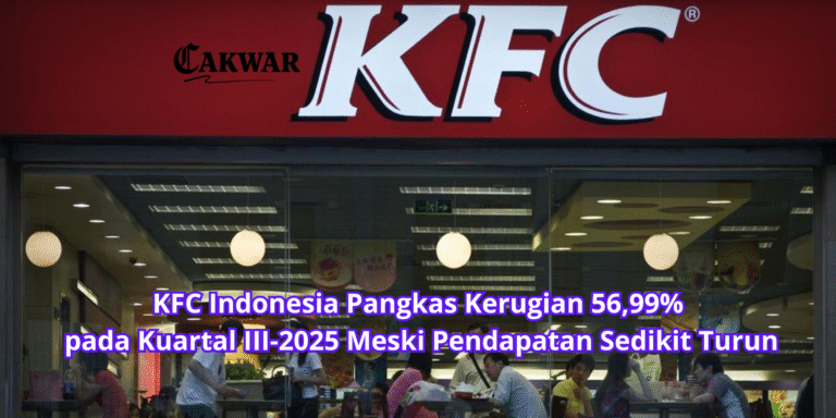 KFC Indonesia Pangkas Kerugian 56,99% pada Kuartal III-2025 Meski Pendapatan Sedikit Turun