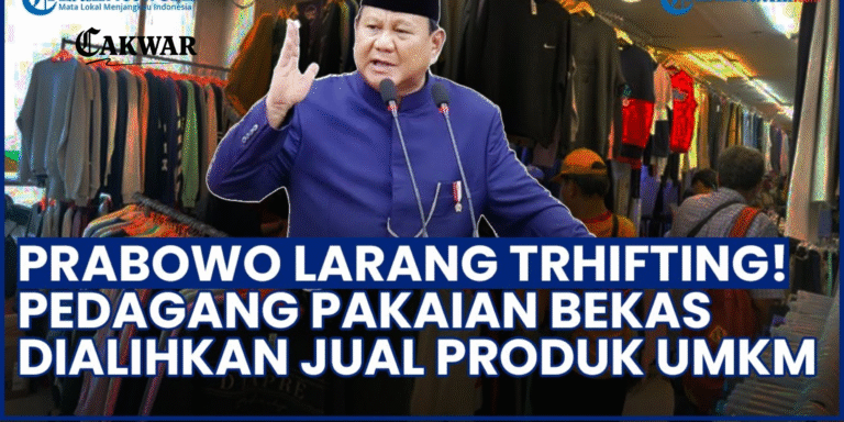 Kementerian UMKM Dukung Langkah Prabowo Batasi Thrifting Impor demi Lindungi Pedagang Lokal