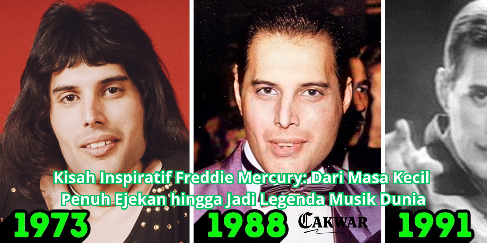 Kisah Inspiratif Freddie Mercury: Dari Masa Kecil Penuh Ejekan hingga Jadi Legenda Musik Dunia
