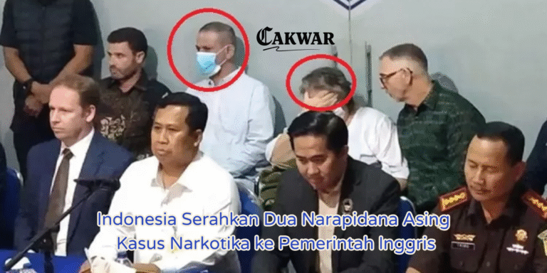 Indonesia Serahkan Dua Narapidana Asing Kasus Narkotika ke Pemerintah Inggris