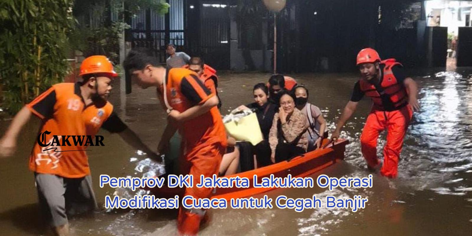Pemprov DKI Jakarta Lakukan Operasi Modifikasi Cuaca untuk Cegah Banjir