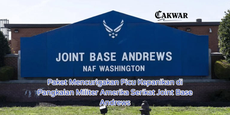 Paket Mencurigakan Picu Kepanikan di Pangkalan Militer Amerika Serikat Joint Base Andrews