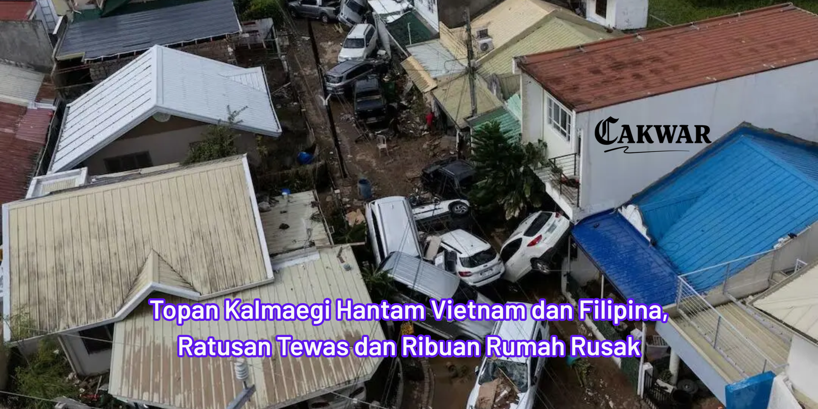 Topan Kalmaegi Hantam Vietnam dan Filipina, Ratusan Tewas dan Ribuan Rumah Rusak