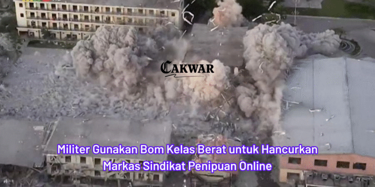 Militer Gunakan Bom Kelas Berat untuk Hancurkan Markas Sindikat Penipuan Online