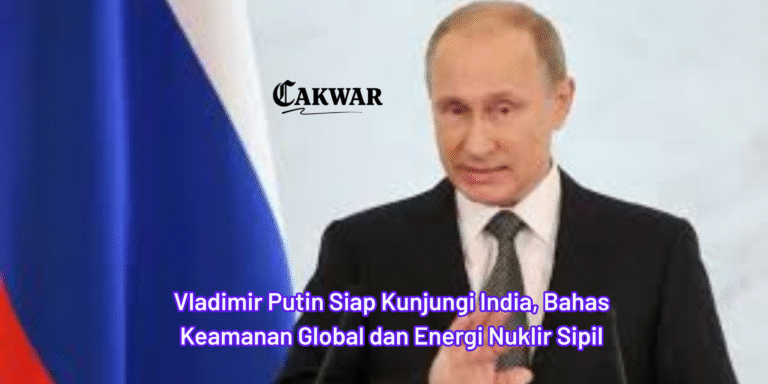 Vladimir Putin Siap Kunjungi India, Bahas Keamanan Global dan Energi Nuklir Sipil