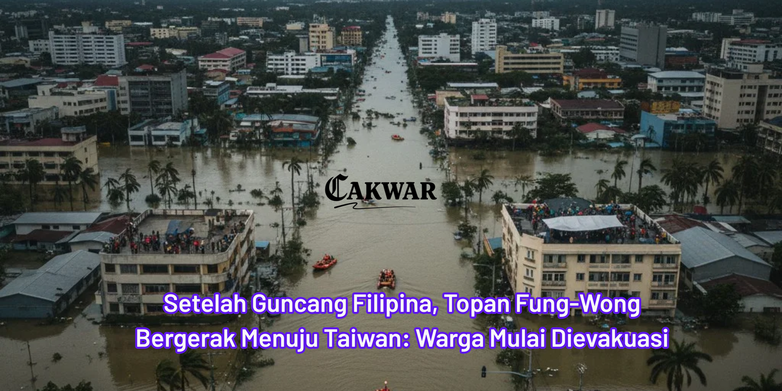 Setelah Guncang Filipina, Topan Fung-Wong Bergerak Menuju Taiwan: Warga Mulai Dievakuasi