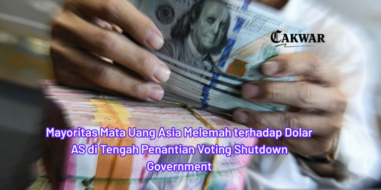 Mayoritas Mata Uang Asia Melemah terhadap Dolar AS di Tengah Penantian Voting Shutdown Government