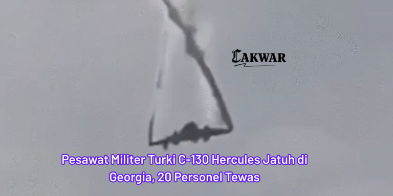 Pesawat Militer Turki C-130 Hercules Jatuh di Georgia, 20 Personel Tewas