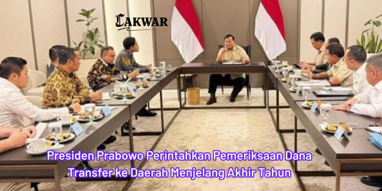 Presiden Prabowo Perintahkan Pemeriksaan Dana Transfer ke Daerah Menjelang Akhir Tahun