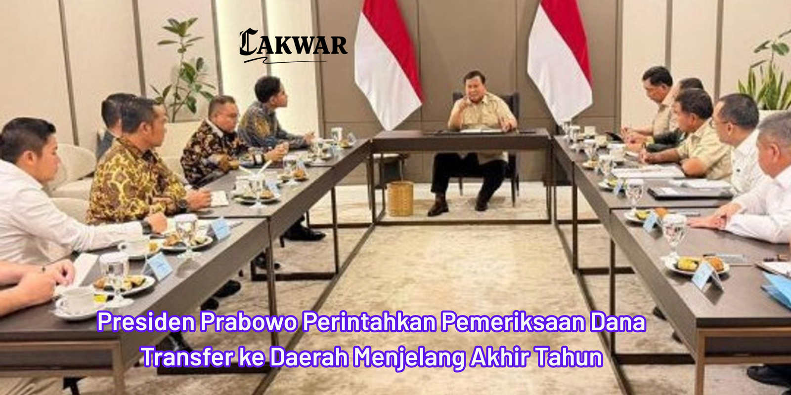 Presiden Prabowo Perintahkan Pemeriksaan Dana Transfer ke Daerah Menjelang Akhir Tahun