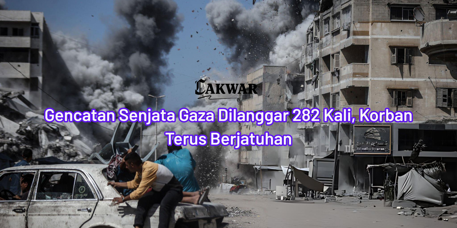 Gencatan Senjata Gaza Dilanggar 282 Kali, Korban Terus Berjatuhan