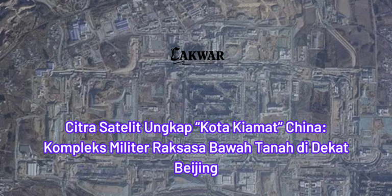 Citra Satelit Ungkap “Kota Kiamat” China: Kompleks Militer Raksasa Bawah Tanah di Dekat Beijing