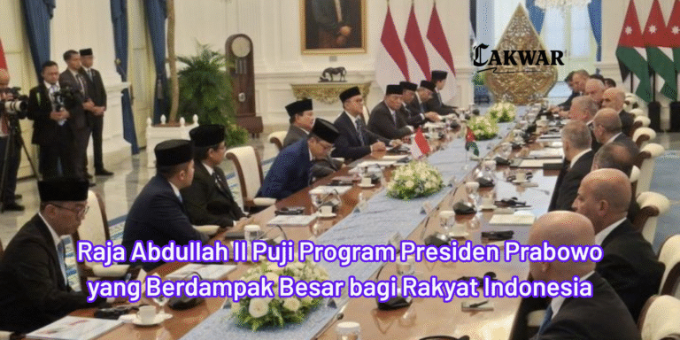 Raja Abdullah II Puji Program Presiden Prabowo yang Berdampak Besar bagi Rakyat Indonesia