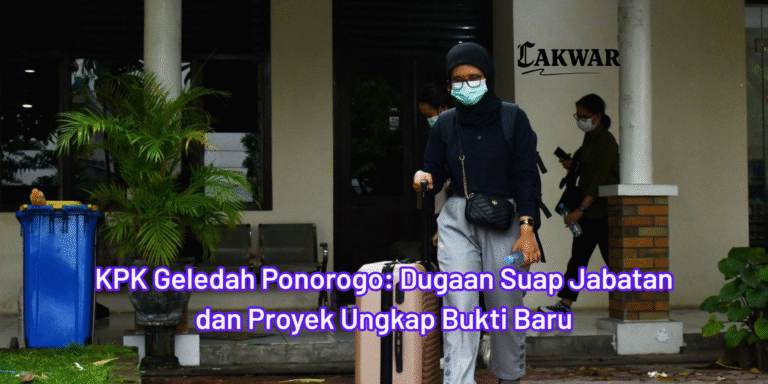 KPK Geledah Ponorogo: Dugaan Suap Jabatan dan Proyek Ungkap Bukti Baru