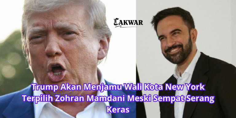 Trump Akan Menjamu Wali Kota New York Terpilih Zohran Mamdani Meski Sempat Serang Keras