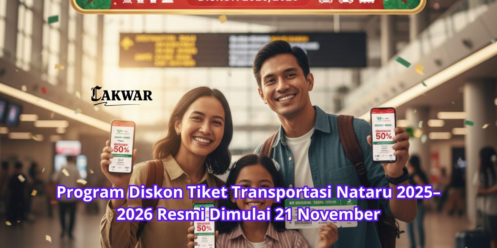 Program Diskon Tiket Transportasi Nataru 2025–2026 Resmi Dimulai 21 November