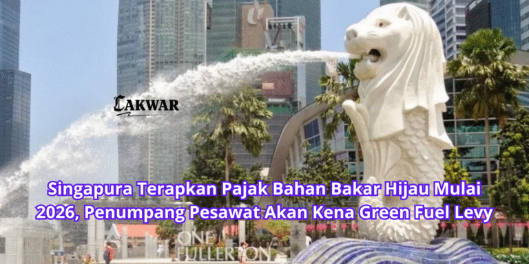 Singapura Terapkan Pajak Bahan Bakar Hijau Mulai 2026, Penumpang Pesawat Akan Kena Green Fuel Levy