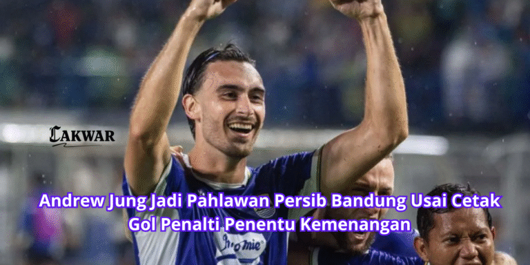 Andrew Jung Jadi Pahlawan Persib Bandung Usai Cetak Gol Penalti Penentu Kemenangan