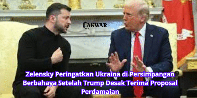 Zelensky Peringatkan Ukraina di Persimpangan Berbahaya Setelah Trump Desak Terima Proposal Perdamaian