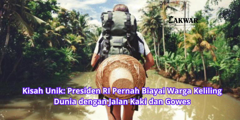 Kisah Unik: Presiden RI Pernah Biayai Warga Keliling Dunia dengan Jalan Kaki dan Gowes