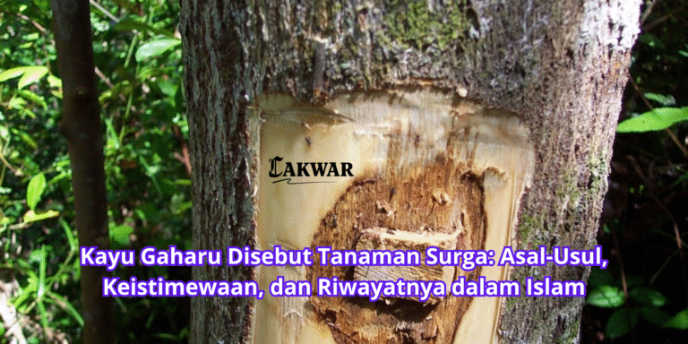 Kayu Gaharu Disebut Tanaman Surga: Asal-Usul, Keistimewaan, dan Riwayatnya dalam Islam
