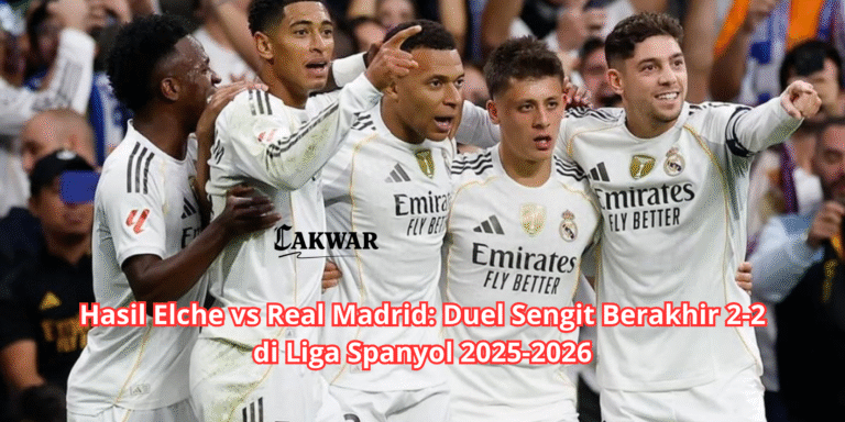Hasil Elche vs Real Madrid: Duel Sengit Berakhir 2-2 di Liga Spanyol 2025-2026