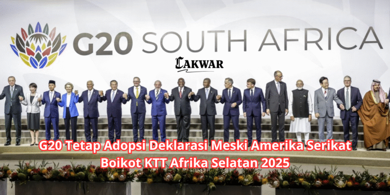 G20 Tetap Adopsi Deklarasi Meski Amerika Serikat Boikot KTT Afrika Selatan 2025