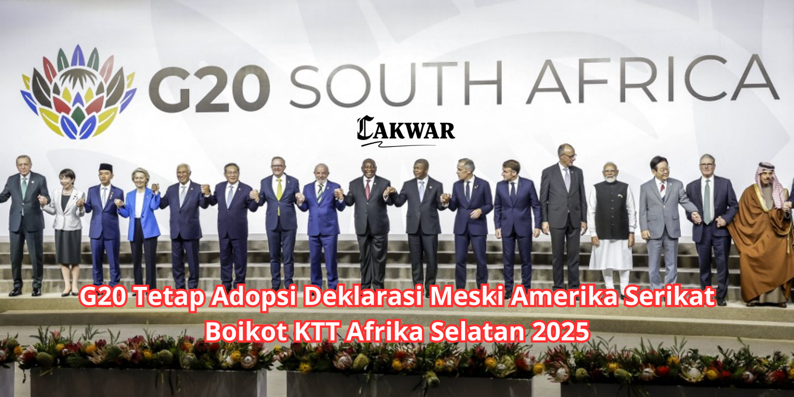 G20 Tetap Adopsi Deklarasi Meski Amerika Serikat Boikot KTT Afrika Selatan 2025
