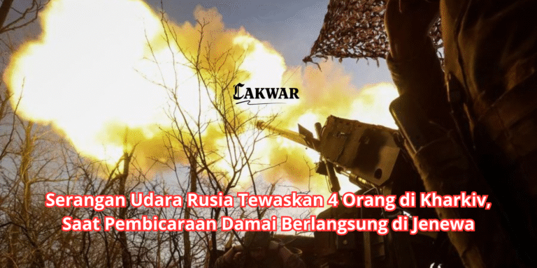 Serangan Udara Rusia Tewaskan 4 Orang di Kharkiv, Saat Pembicaraan Damai Berlangsung di Jenewa