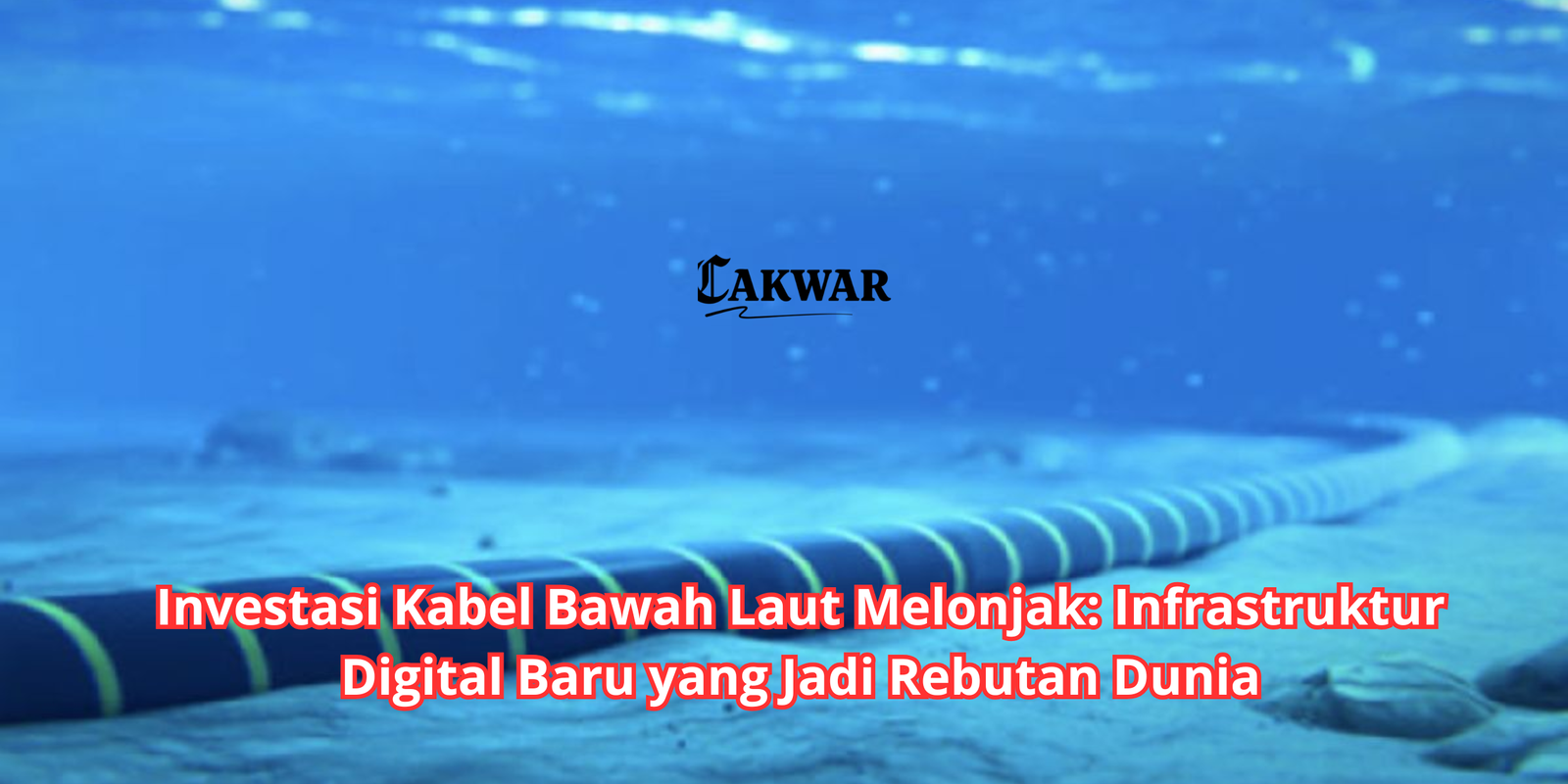 Investasi Kabel Bawah Laut Melonjak: Infrastruktur Digital Baru yang Jadi Rebutan Dunia