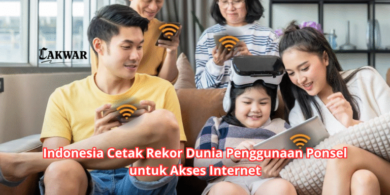 Indonesia Cetak Rekor Dunia Penggunaan Ponsel untuk Akses Internet