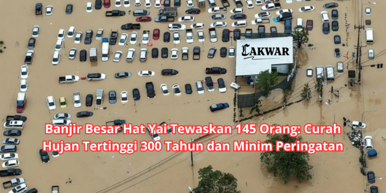 Banjir Besar Hat Yai Tewaskan 145 Orang: Curah Hujan Tertinggi 300 Tahun dan Minim Peringatan
