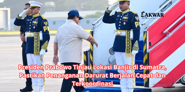 Presiden Prabowo Tinjau Lokasi Banjir di Sumatra, Pastikan Penanganan Darurat Berjalan Cepat dan Terkoordinasi