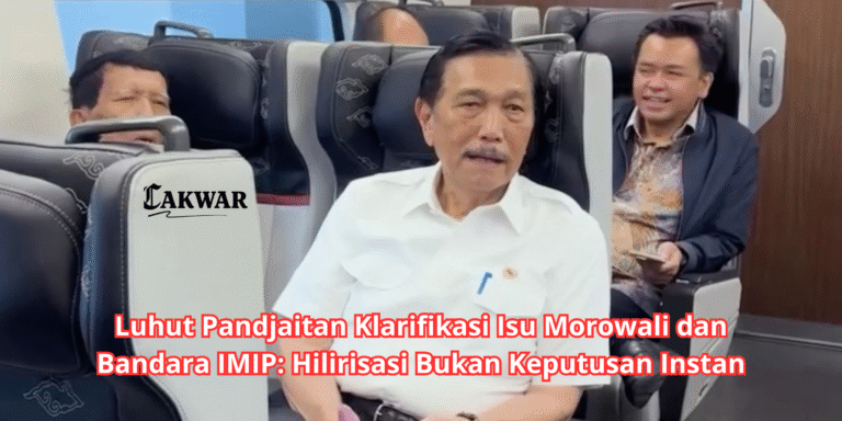 Luhut Pandjaitan Klarifikasi Isu Morowali dan Bandara IMIP: Hilirisasi Bukan Keputusan Instan