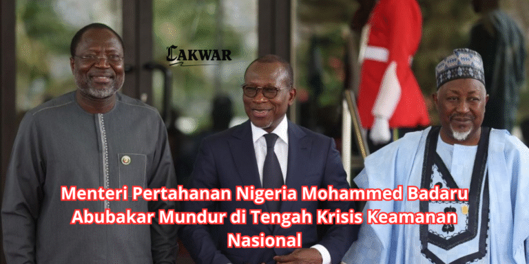 Menteri Pertahanan Nigeria Mohammed Badaru Abubakar Mundur di Tengah Krisis Keamanan Nasional