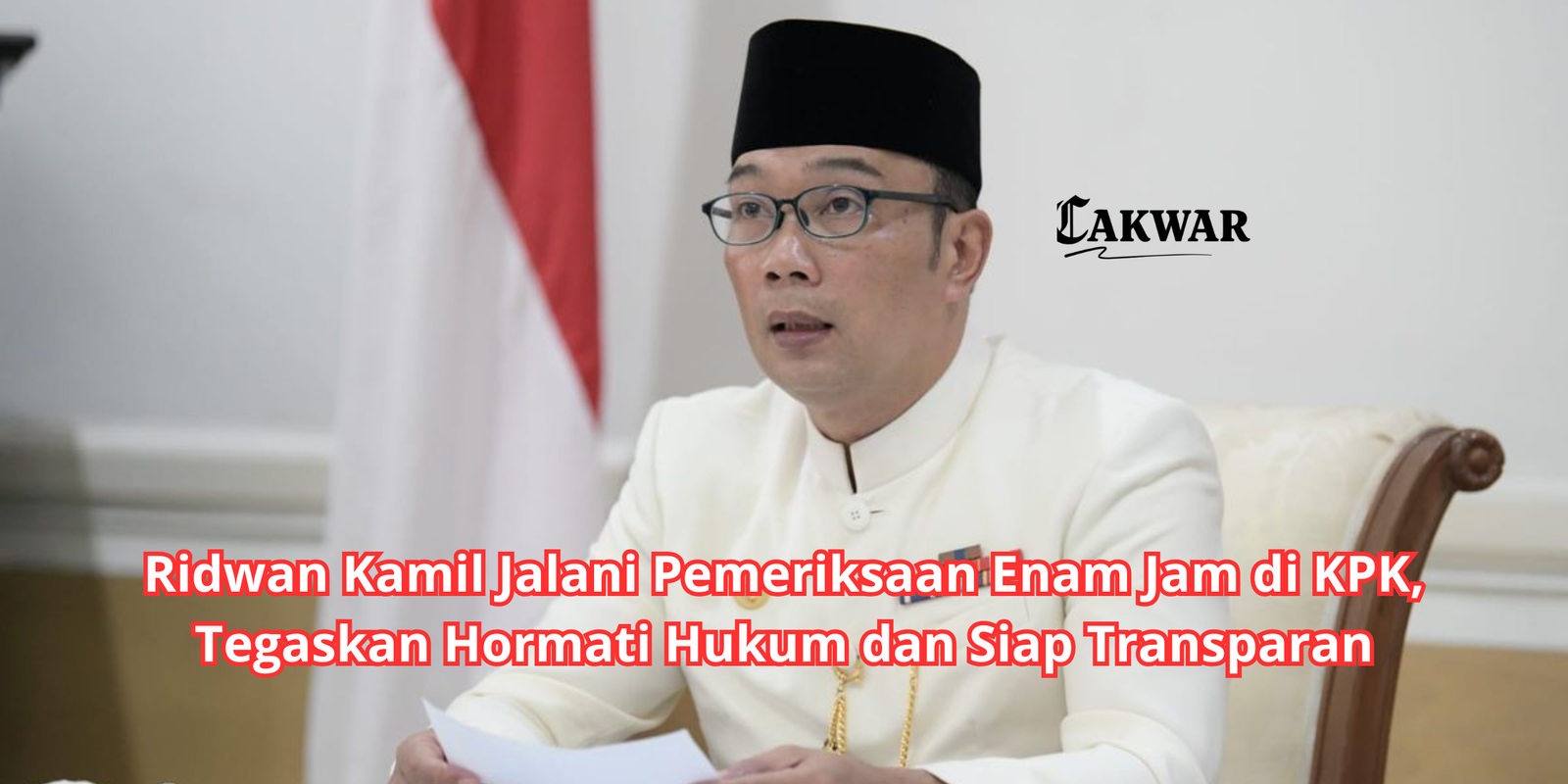 Ridwan Kamil Jalani Pemeriksaan Enam Jam di KPK, Tegaskan Hormati Hukum dan Siap Transparan