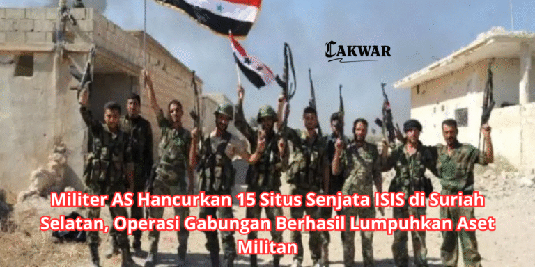 Militer AS Hancurkan 15 Situs Senjata ISIS di Suriah Selatan, Operasi Gabungan Berhasil Lumpuhkan Aset Militan