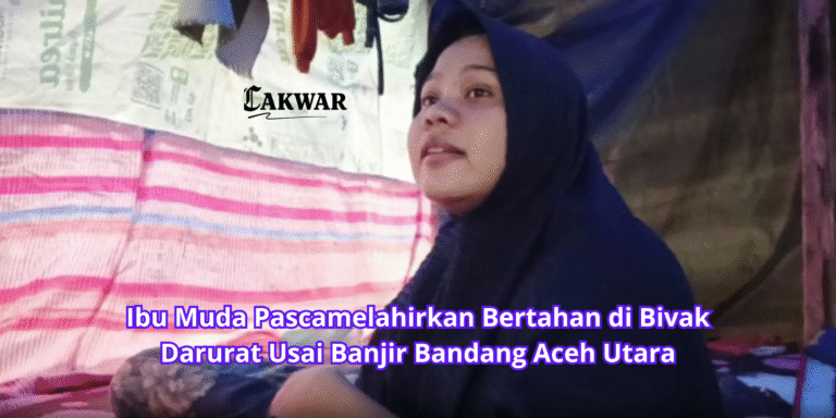 Ibu Muda Pascamelahirkan Bertahan di Bivak Darurat Usai Banjir Bandang Aceh Utara