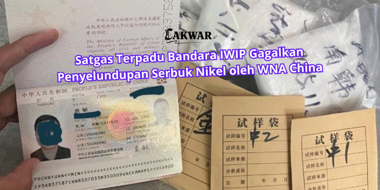 Satgas Terpadu Bandara IWIP Gagalkan Penyelundupan Serbuk Nikel oleh WNA China