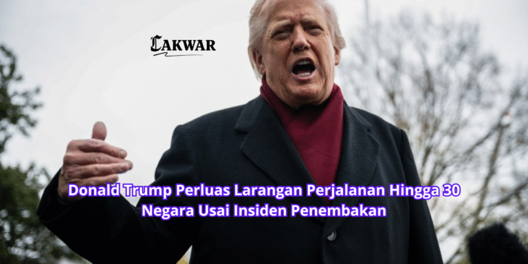 Donald Trump Perluas Larangan Perjalanan Hingga 30 Negara Usai Insiden Penembakan