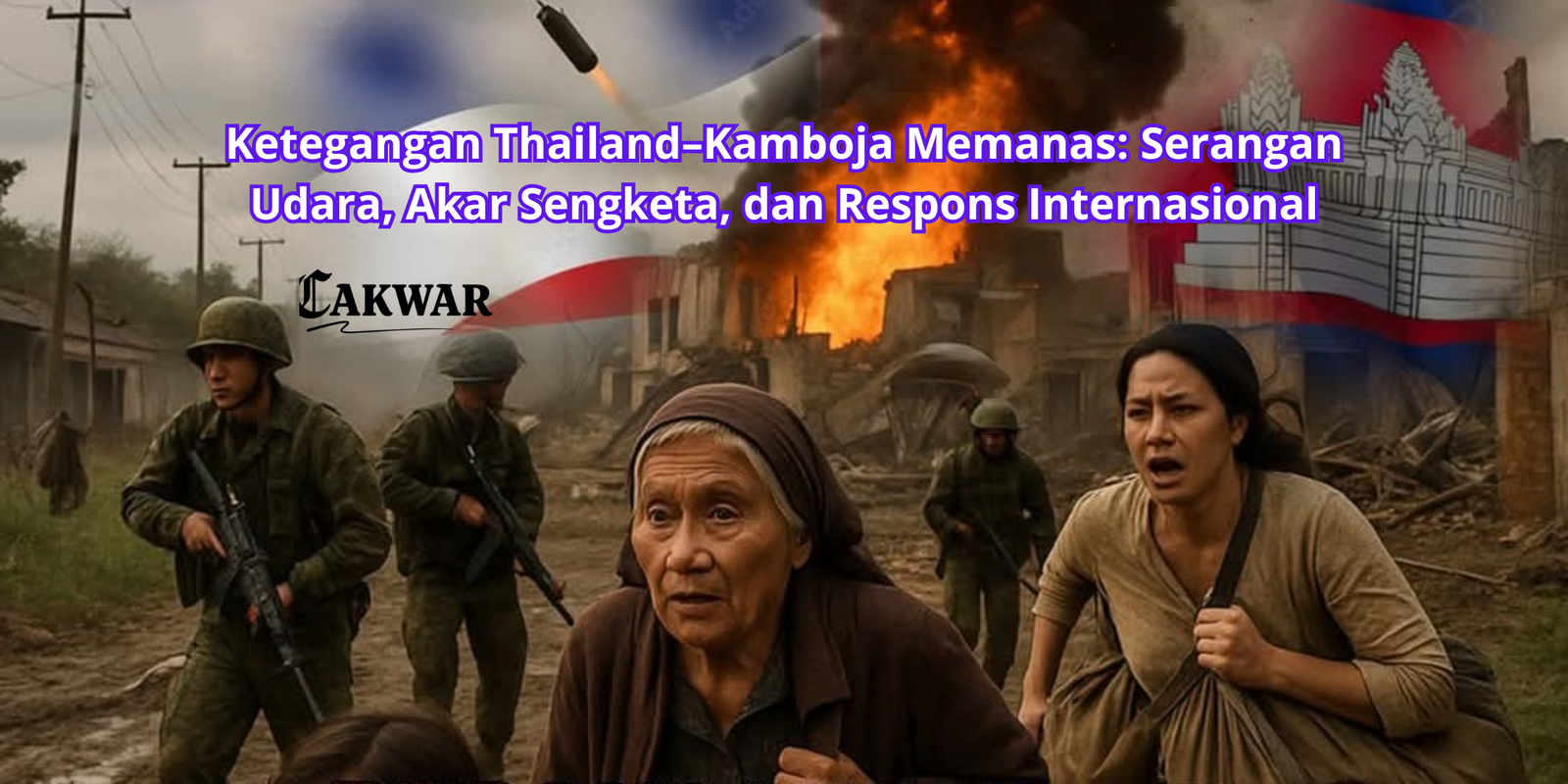 Ketegangan Thailand–Kamboja Memanas: Serangan Udara, Akar Sengketa, dan Respons Internasional