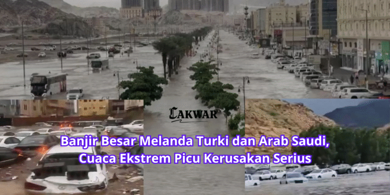 Banjir Besar Melanda Turki dan Arab Saudi, Cuaca Ekstrem Picu Kerusakan Serius