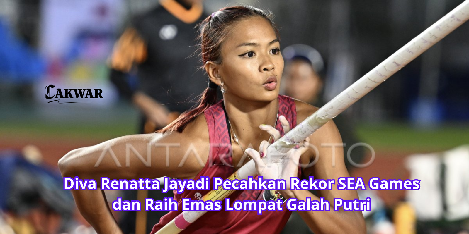 Diva Renatta Jayadi Pecahkan Rekor SEA Games dan Raih Emas Lompat Galah Putri