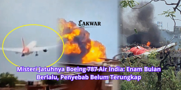 Misteri Jatuhnya Boeing 787 Air India: Enam Bulan Berlalu, Penyebab Belum Terungkap