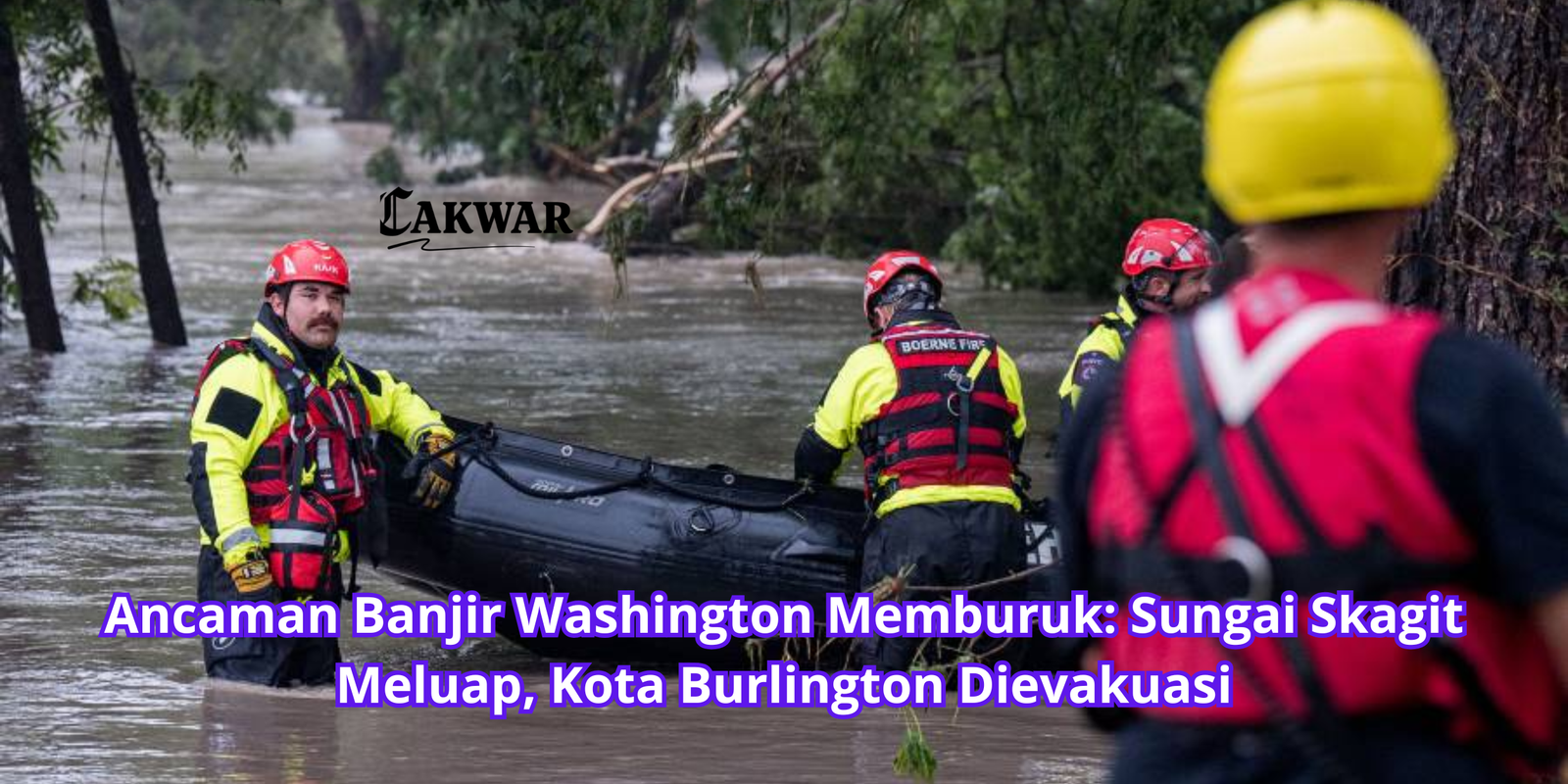 Ancaman Banjir Washington Memburuk: Sungai Skagit Meluap, Kota Burlington Dievakuasi