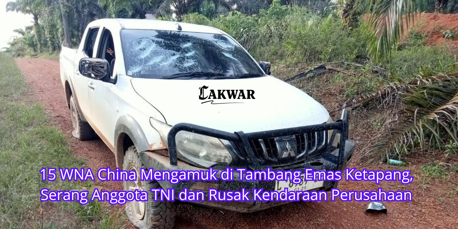 15 WNA China Mengamuk di Tambang Emas Ketapang, Serang Anggota TNI dan Rusak Kendaraan Perusahaan