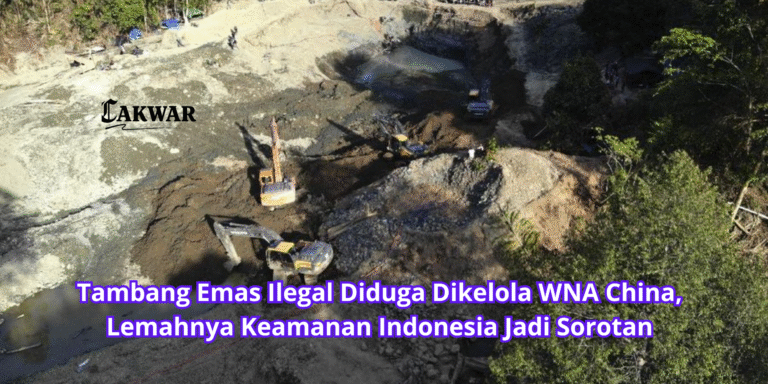 Tambang Emas Ilegal Diduga Dikelola WNA China, Lemahnya Keamanan Indonesia Jadi Sorotan