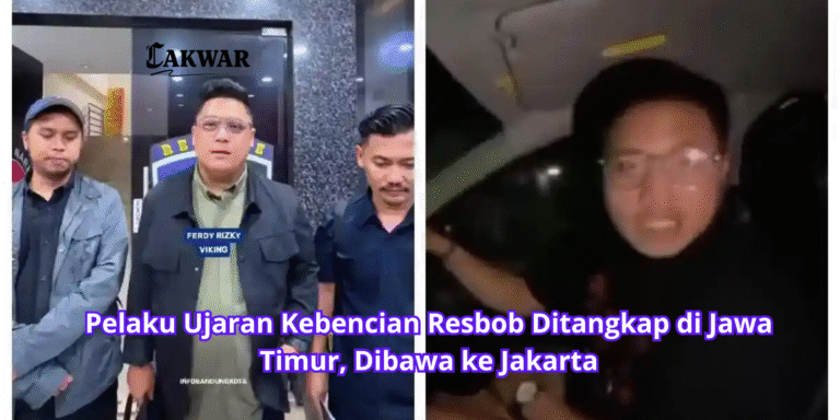 Pelaku Ujaran Kebencian Resbob Ditangkap di Jawa Timur, Dibawa ke Jakarta