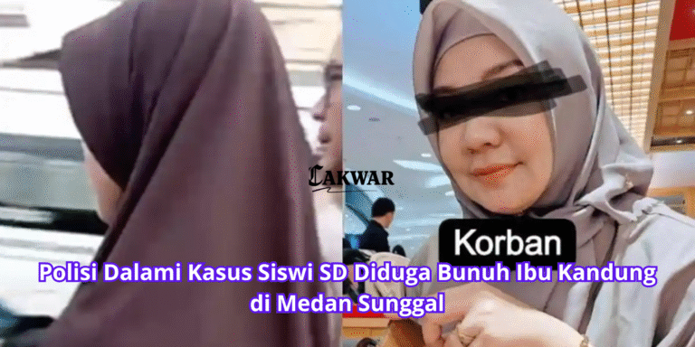 Polisi Dalami Kasus Siswi SD Diduga Bunuh Ibu Kandung di Medan Sunggal